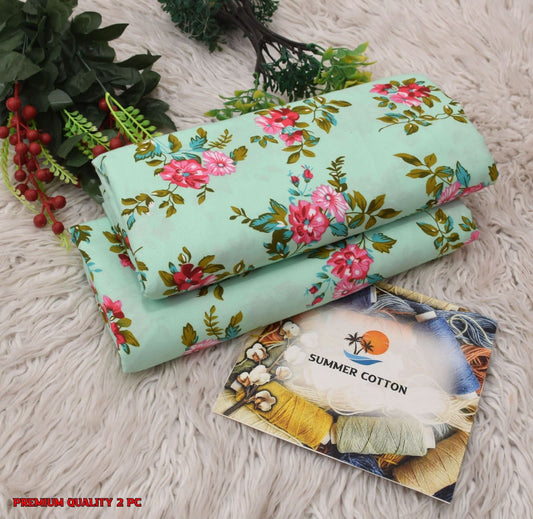 All Over Digital Printed Four Season Cotton-2PC - My Store