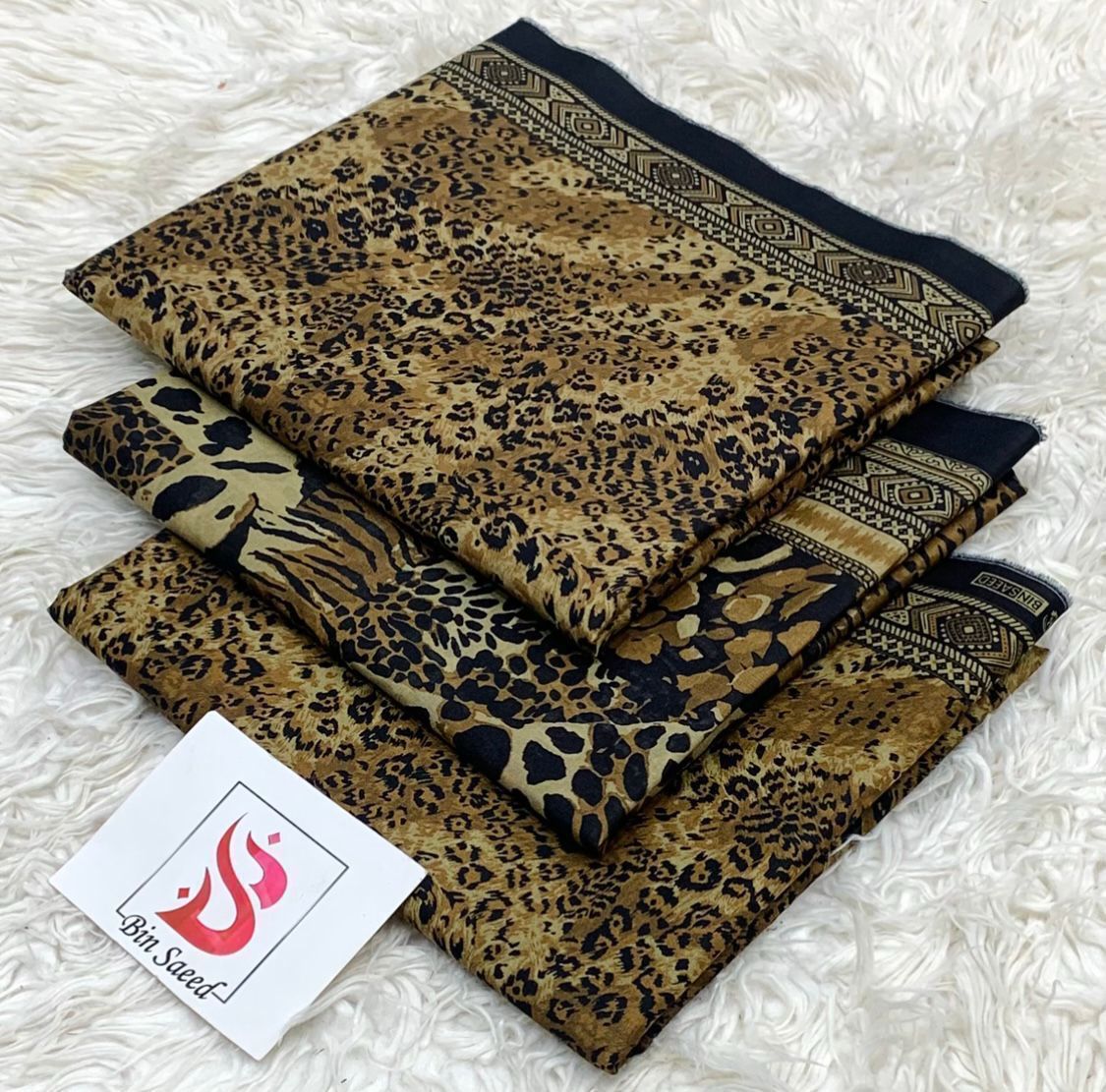 Bin saeed lawn orignal 3Pc