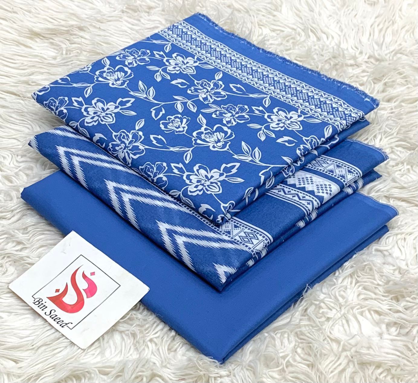 Bin saeed lawn orignal 3pec