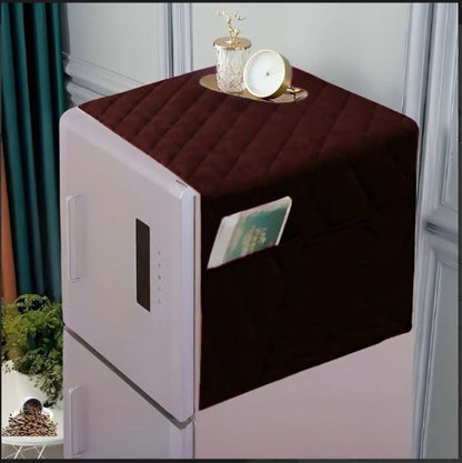COTTON QUILTED FRIDGE COVER