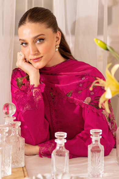 Farasha fancy 3pc Lawn Suit 2026