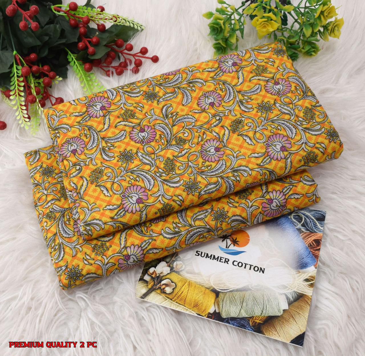 All Over Digital Printed Four Season Cotton-2PC - My Store