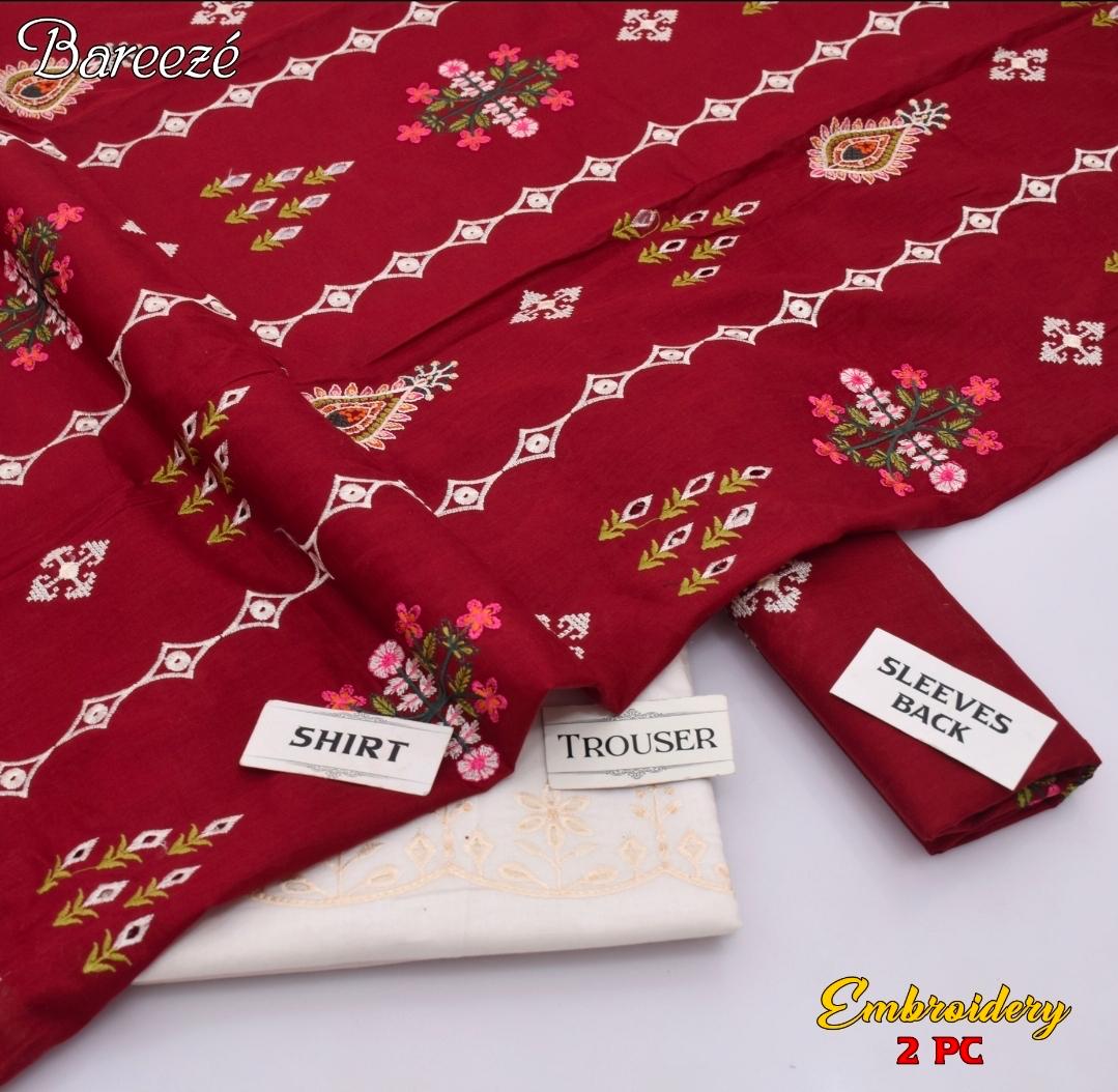 Bareeze 2026 Latest Collection | 2PC Embroidered Lawn Suit - My Store