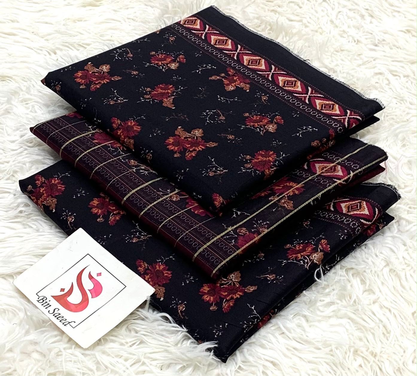 Bin saeed lawn orignal 3pec
