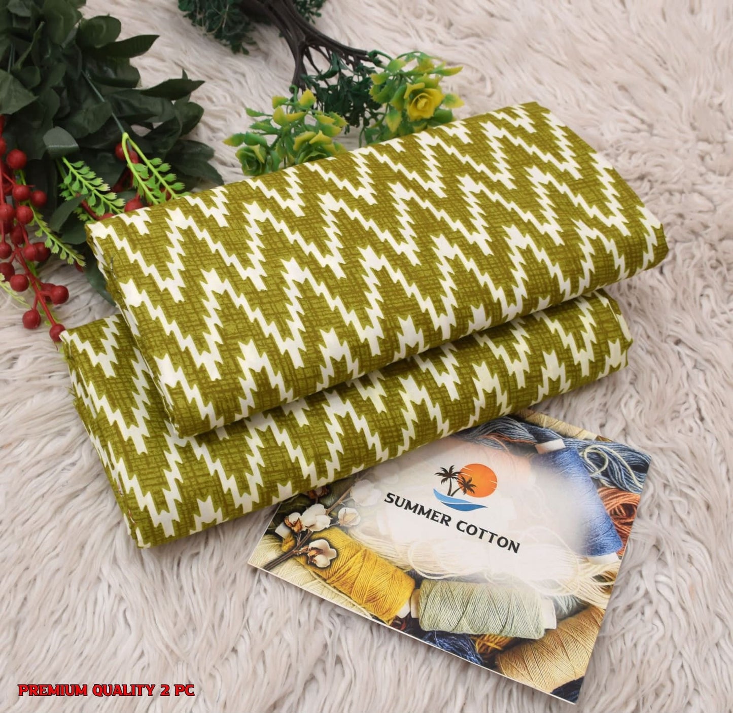 All Over Digital Printed Four Season Cotton-2PC - My Store