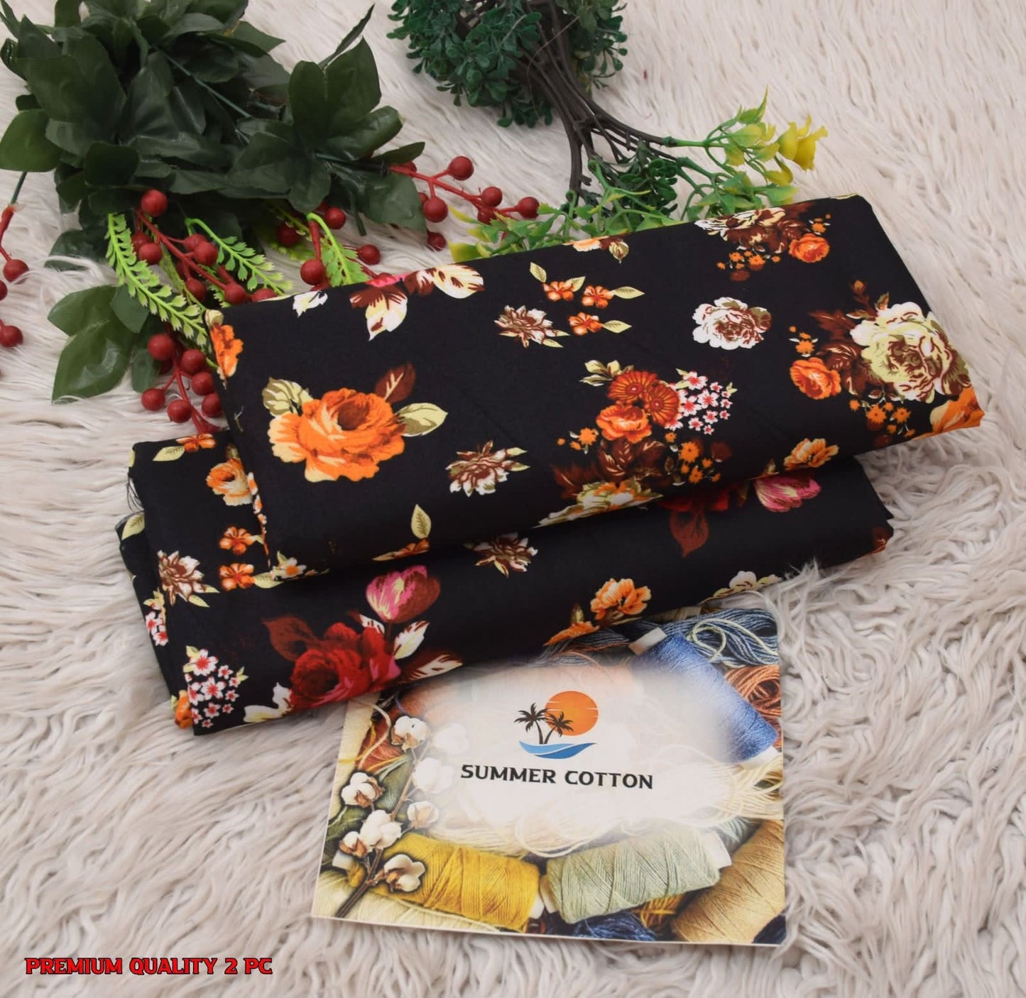 All Over Digital Printed Four Season Cotton-2PC - My Store