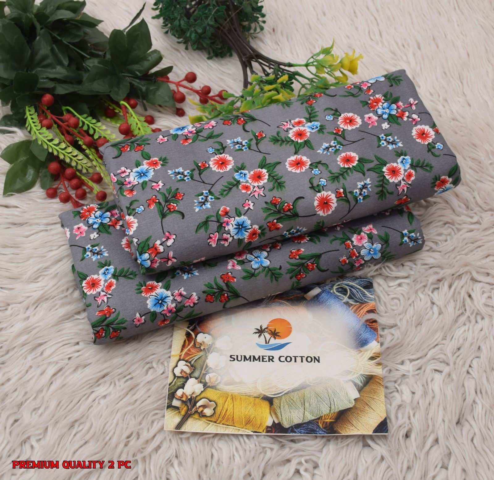 All Over Digital Printed Four Season Cotton-2PC - My Store
