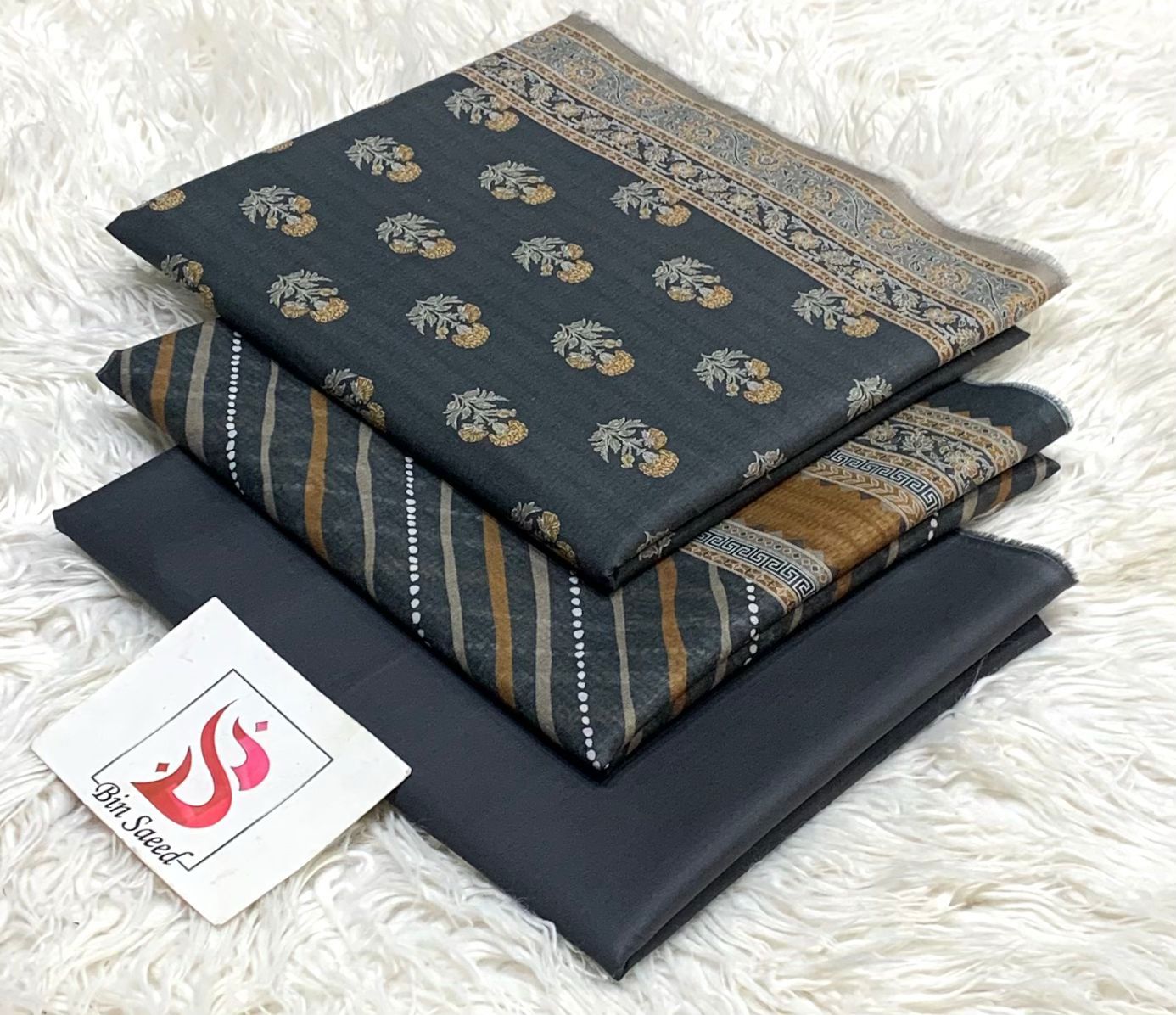 Bin saeed lawn orignal 3pec