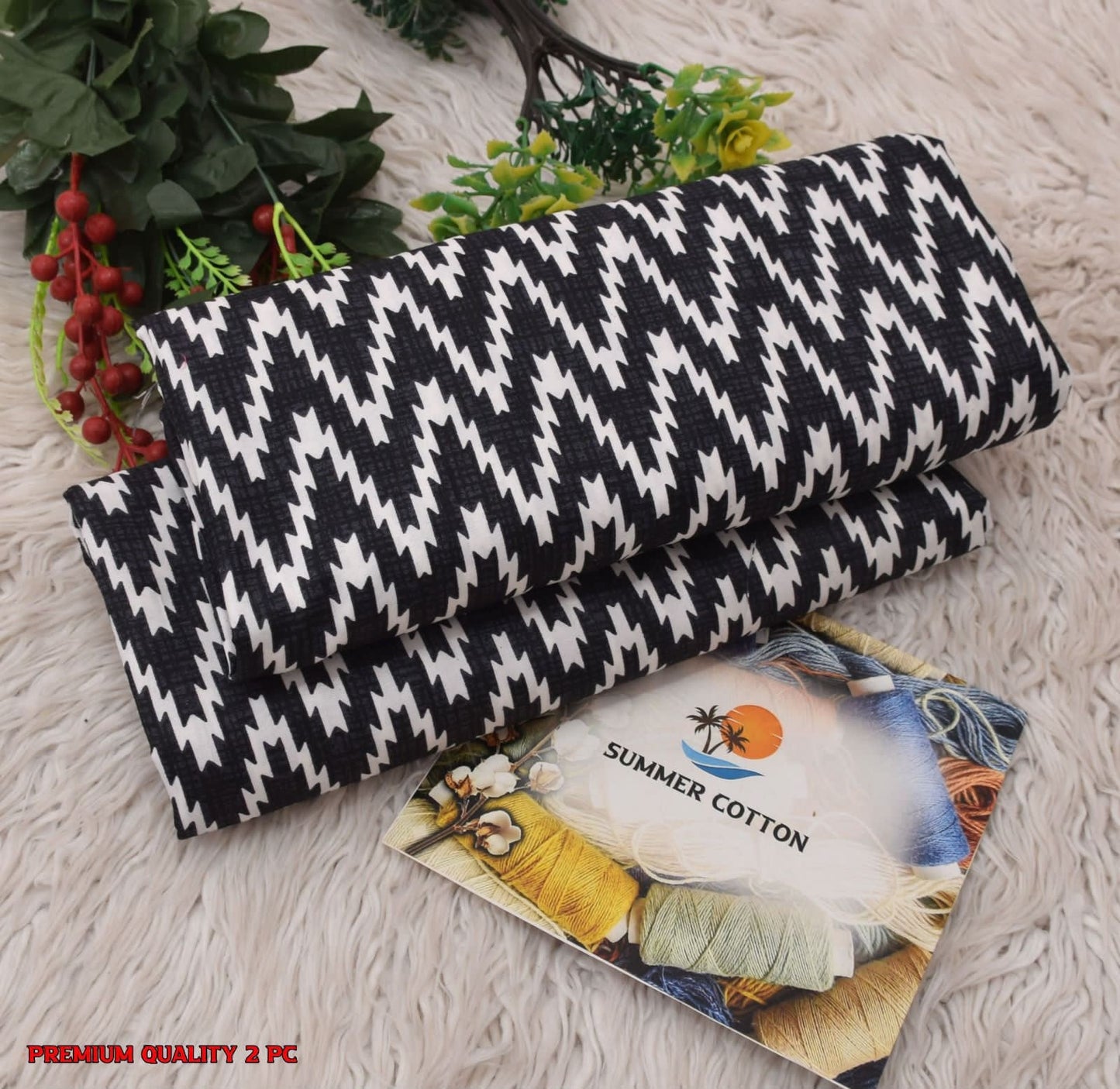 All Over Digital Printed Four Season Cotton-2PC - My Store