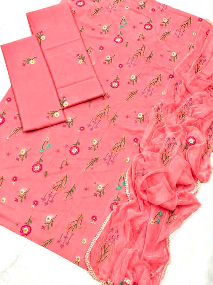 Batik Embroidered 3-Piece Lawn Suit | Summer Casual Collection