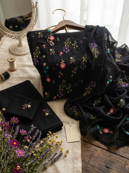 Batik Embroidered 3-Piece Lawn Suit | Summer Casual Collection