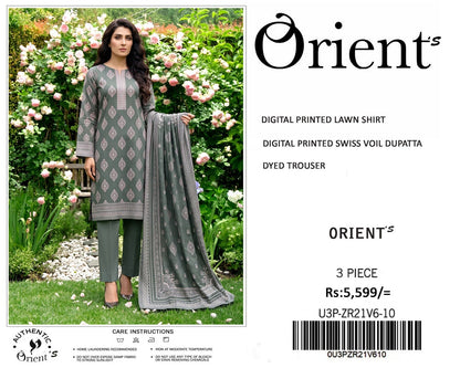 Orient original lawn suits 3pc - My Store