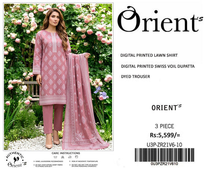 Orient original lawn suits 3pc - My Store