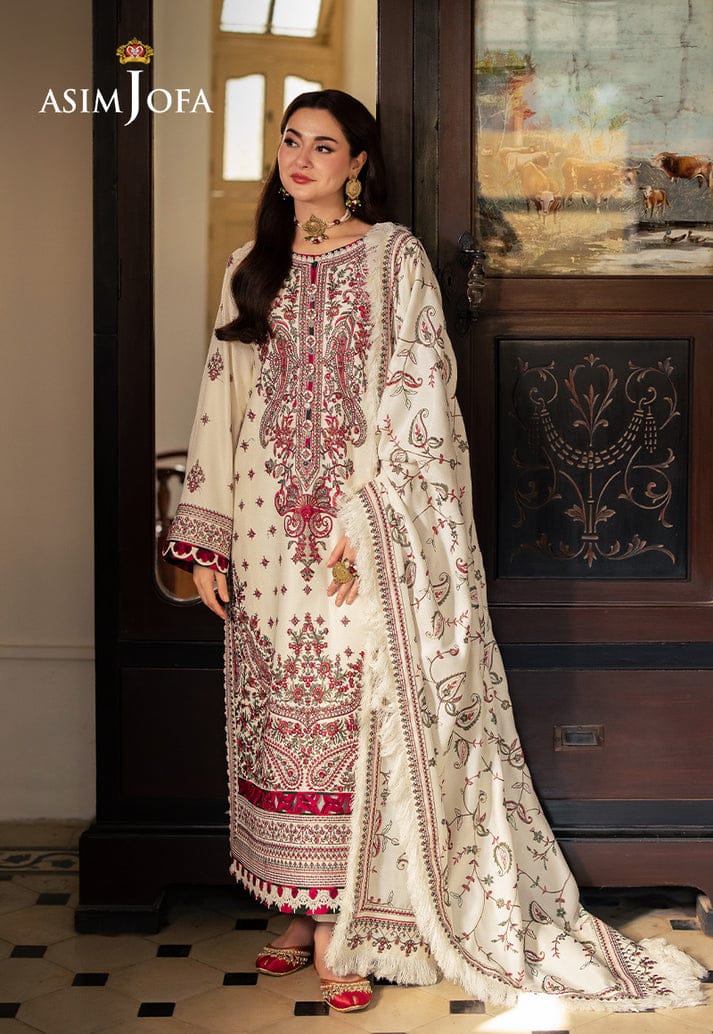 Asim Jofa Pour Lawn Embroidered Lawn Suit 9070 with Digital Printed