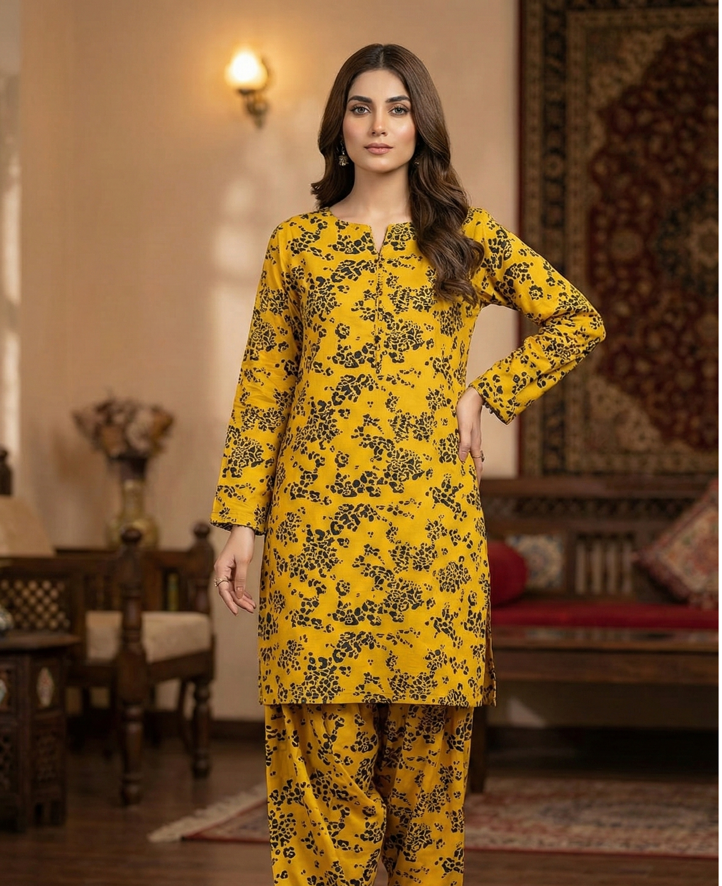 Orient Allover Printed Lawn 2-Piece Suit (Orignal)