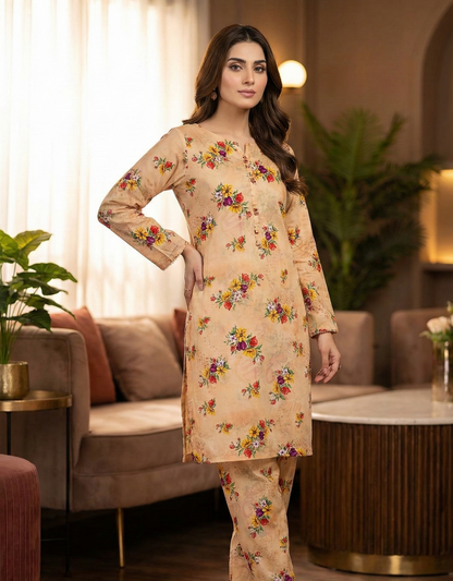 Orient Allover Printed Lawn 2-Piece Suit (Orignal)