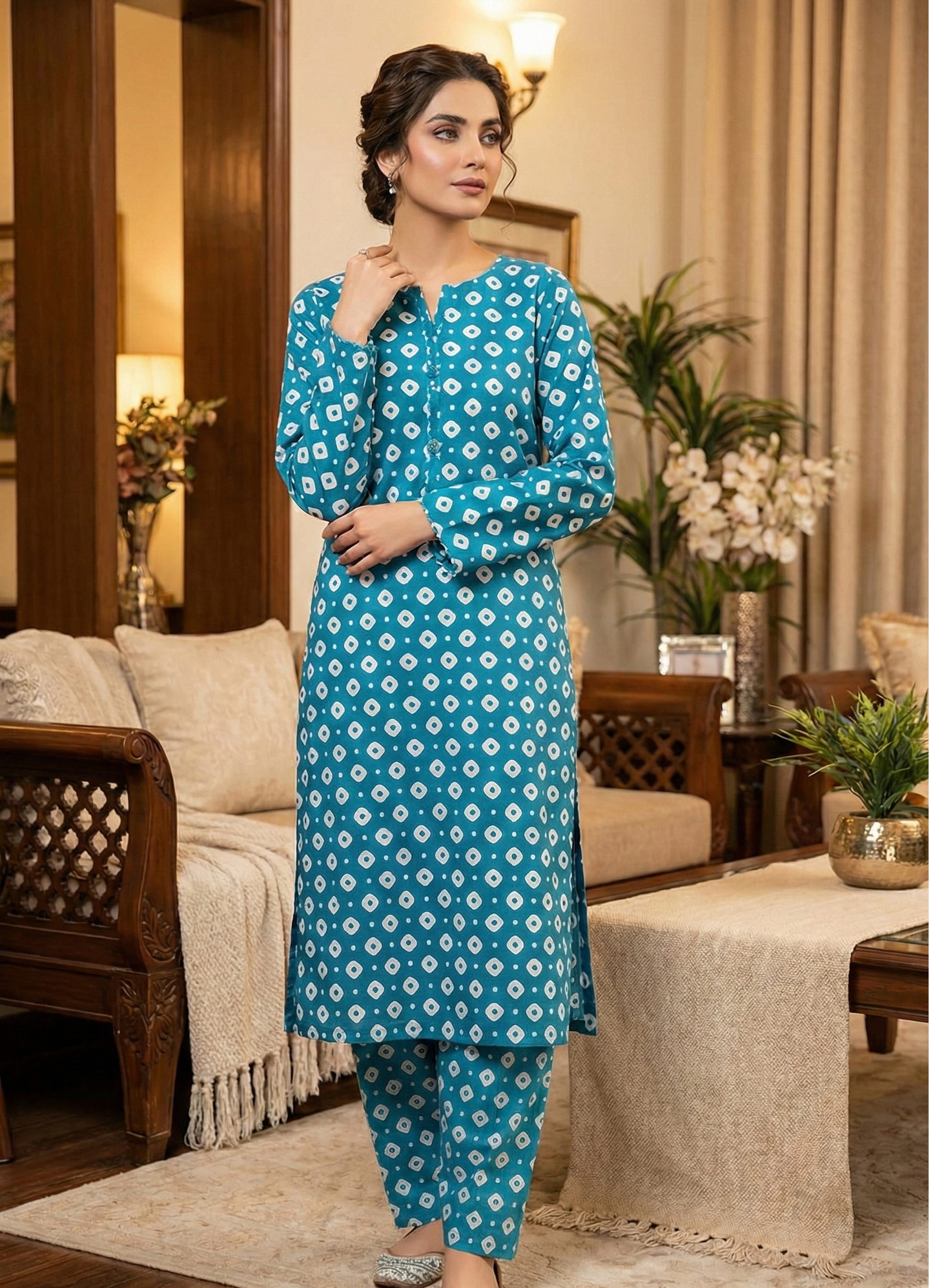 Orient Allover Printed Lawn 2-Piece Suit (Orignal)