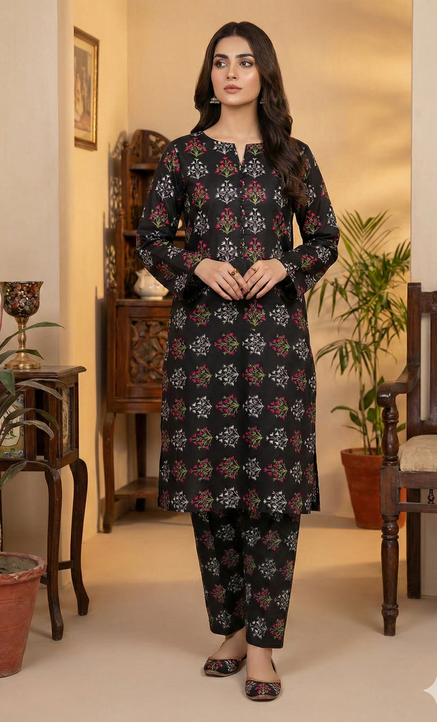 Orient Allover Printed Lawn 2-Piece Suit (Orignal)