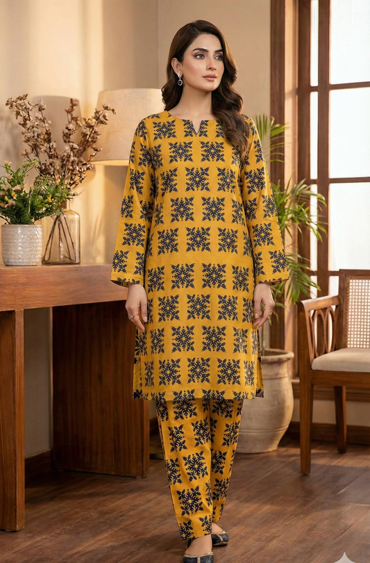 Orient Allover Printed Lawn 2-Piece Suit (Orignal)