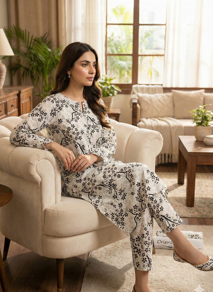 Orient Allover Printed Lawn 2-Piece Suit (Orignal)