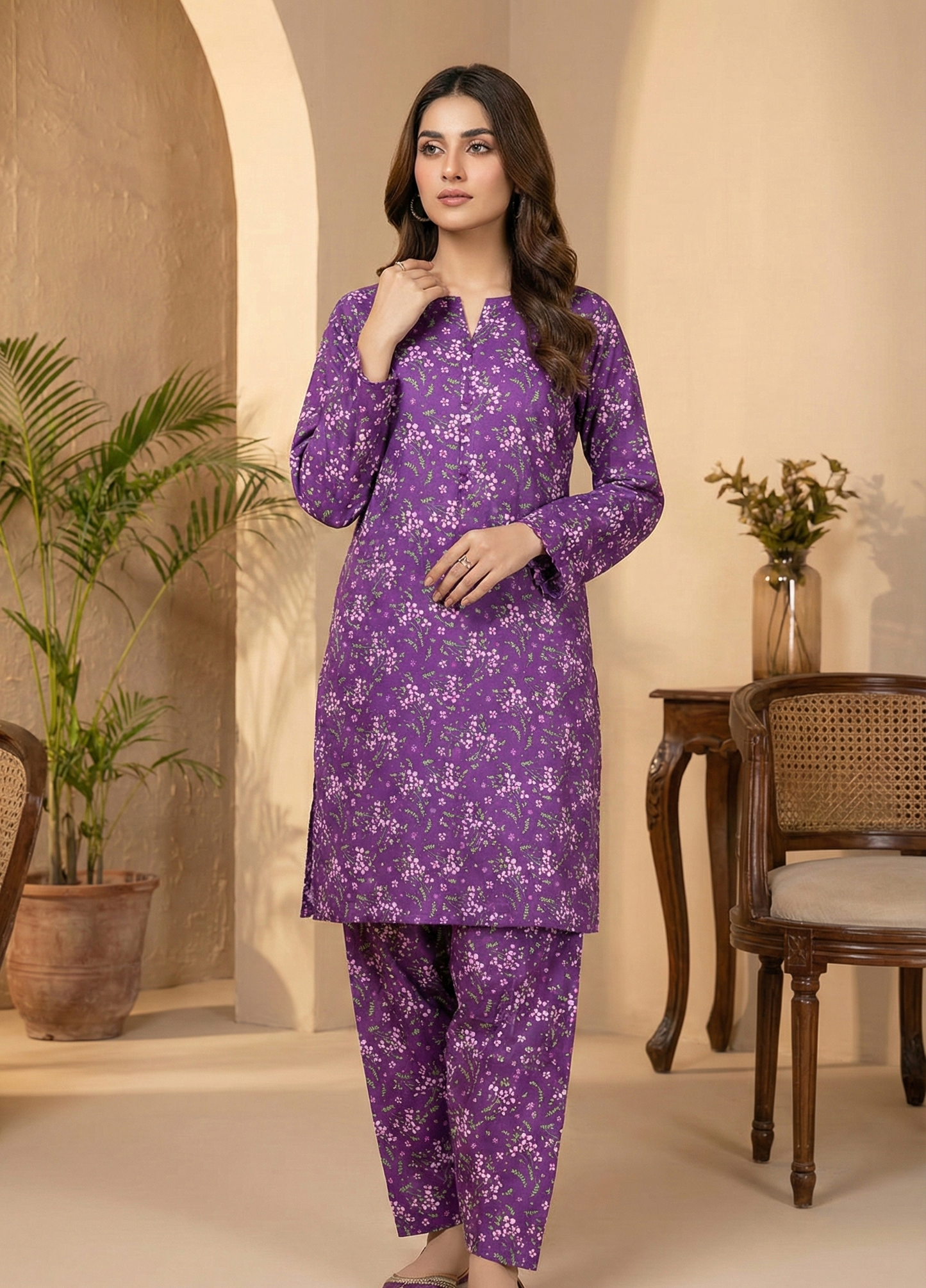 Orient Allover Printed Lawn 2-Piece Suit (Orignal)