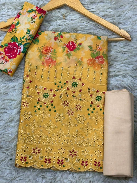 Bint-e-Naaz Orignal 2-Piece Lawn | Chicken Kari Daman