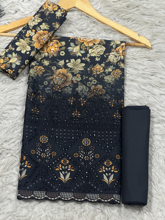 Bint-e-Naaz Orignal 2-Piece Lawn | Chicken Kari Daman