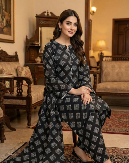 Orient Allover Printed Lawn 2-Piece Suit (Orignal)