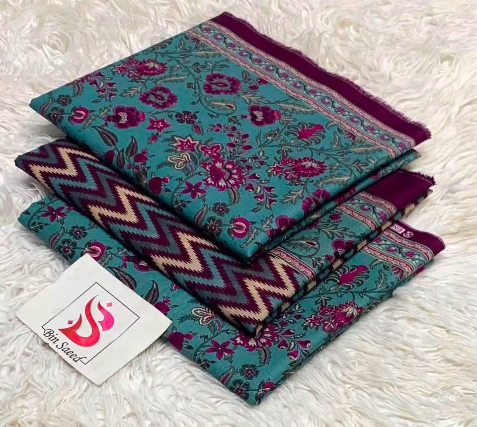 Original Bin Saeed Lawn 3 Piece Unstitched Suit 2026 Collection
