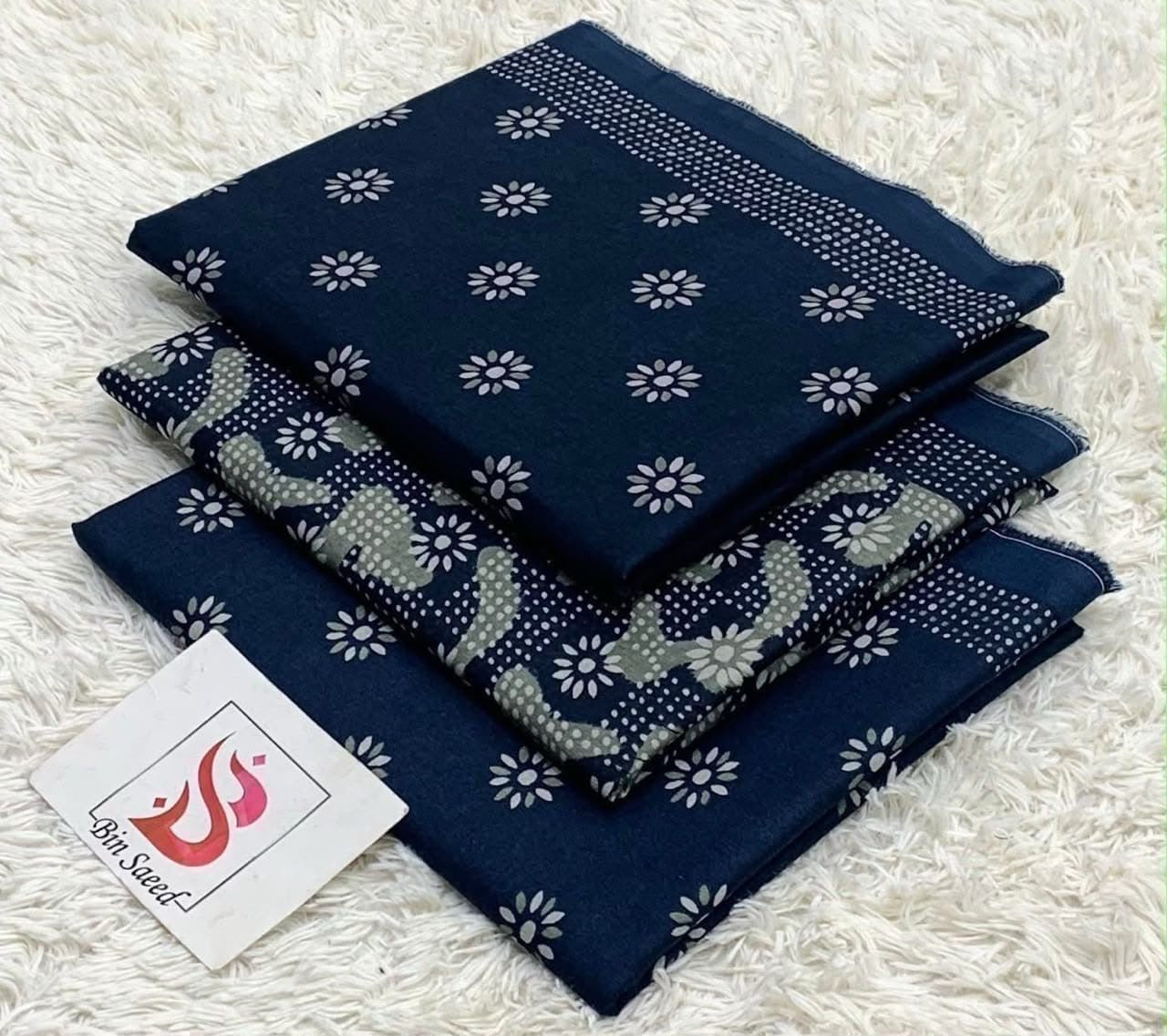 Original Bin Saeed Lawn 3 Piece Unstitched Suit 2026 Collection