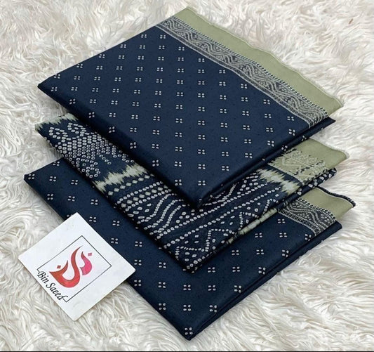 Original Bin Saeed Lawn 3 Piece Unstitched Suit 2026 Collection