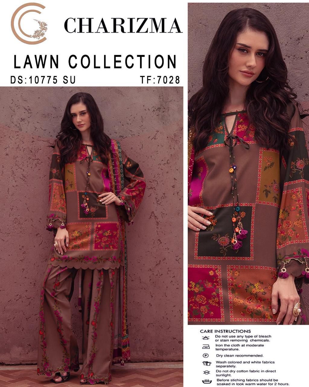 Charizma 3p Lawn Suit 2026