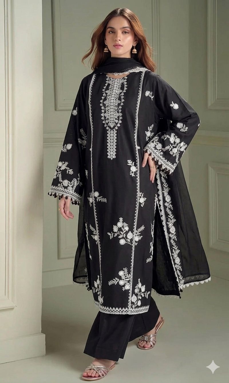 Crossstitch 3p Lawn Suit 2026