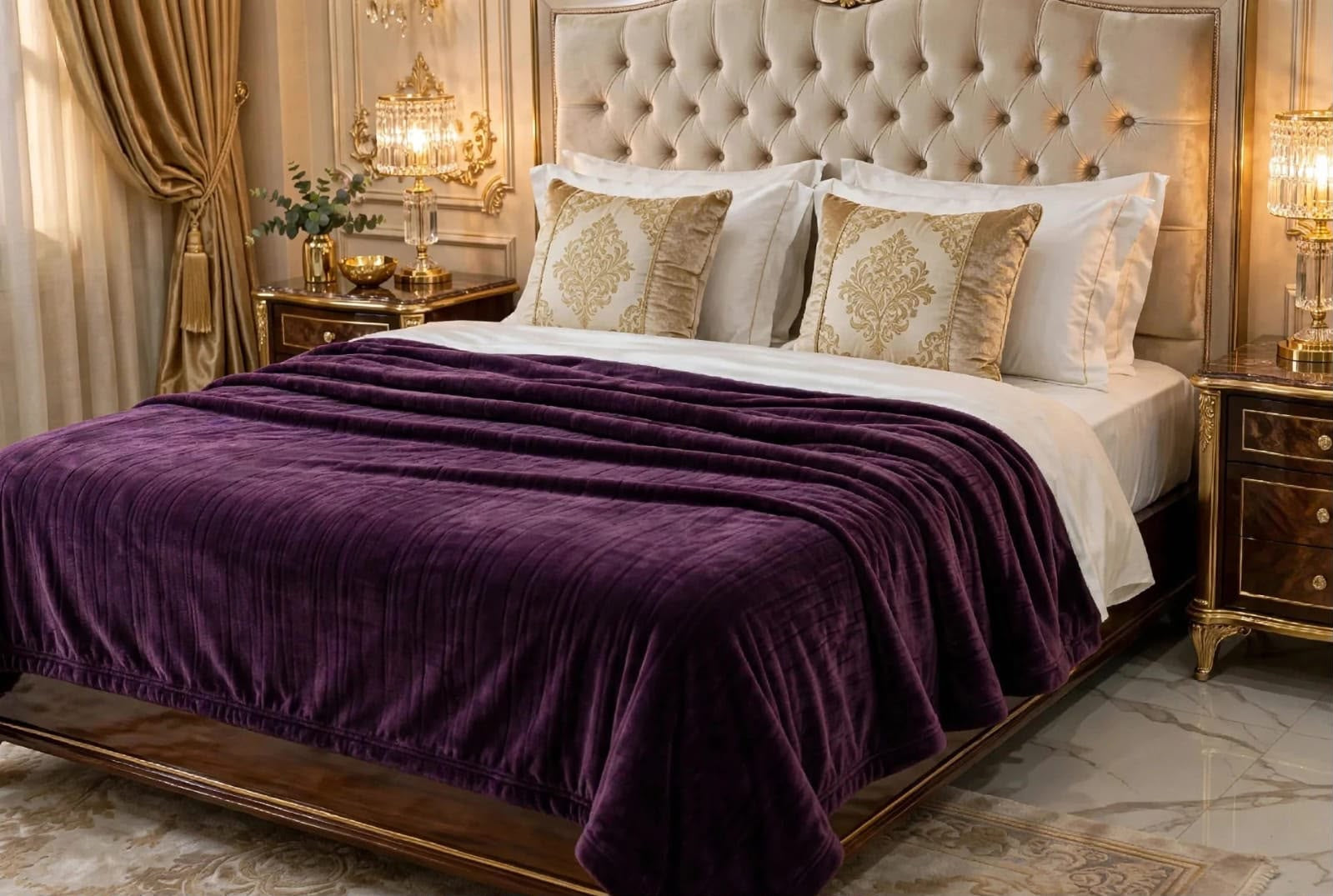 Plum luxury AC blanket double bed for sale in Pakistan