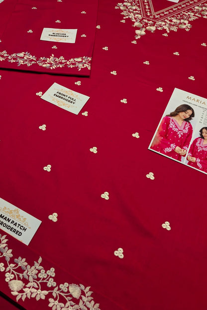 Premium Embroidered Lawn 2PC Collection | Maria b