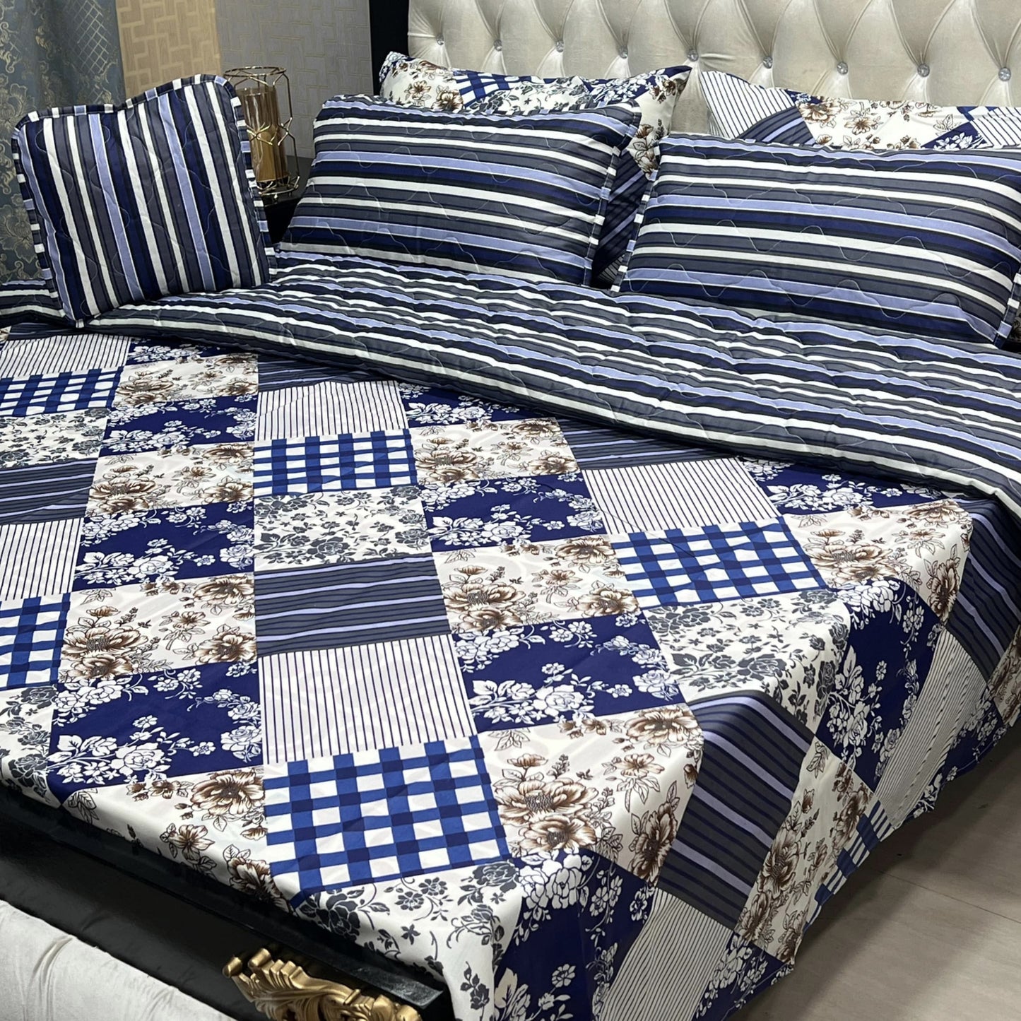 Cotton Comforter set 7Pc