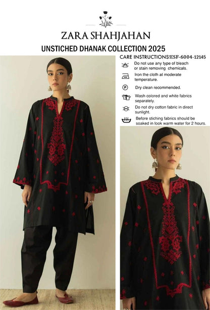 Winter collection Dhanak 2p with thread work