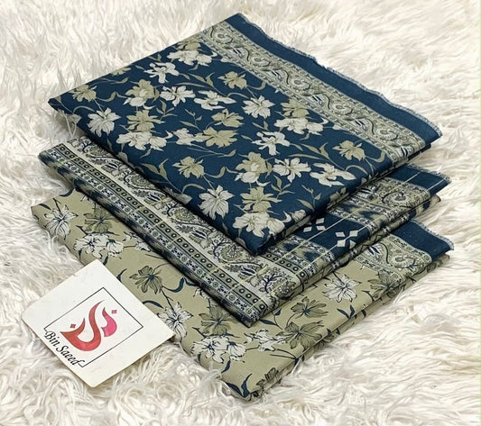 Bin saeed original lawn suits 3pc - My Store