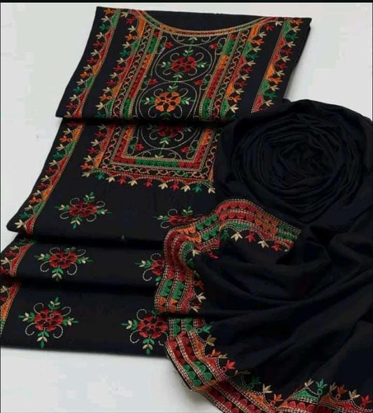 Winter 2p embroidered shirt and trouser