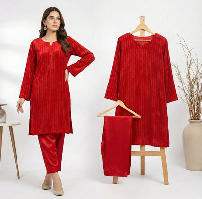 Premium Indian warm Velvet Fabric for Winter