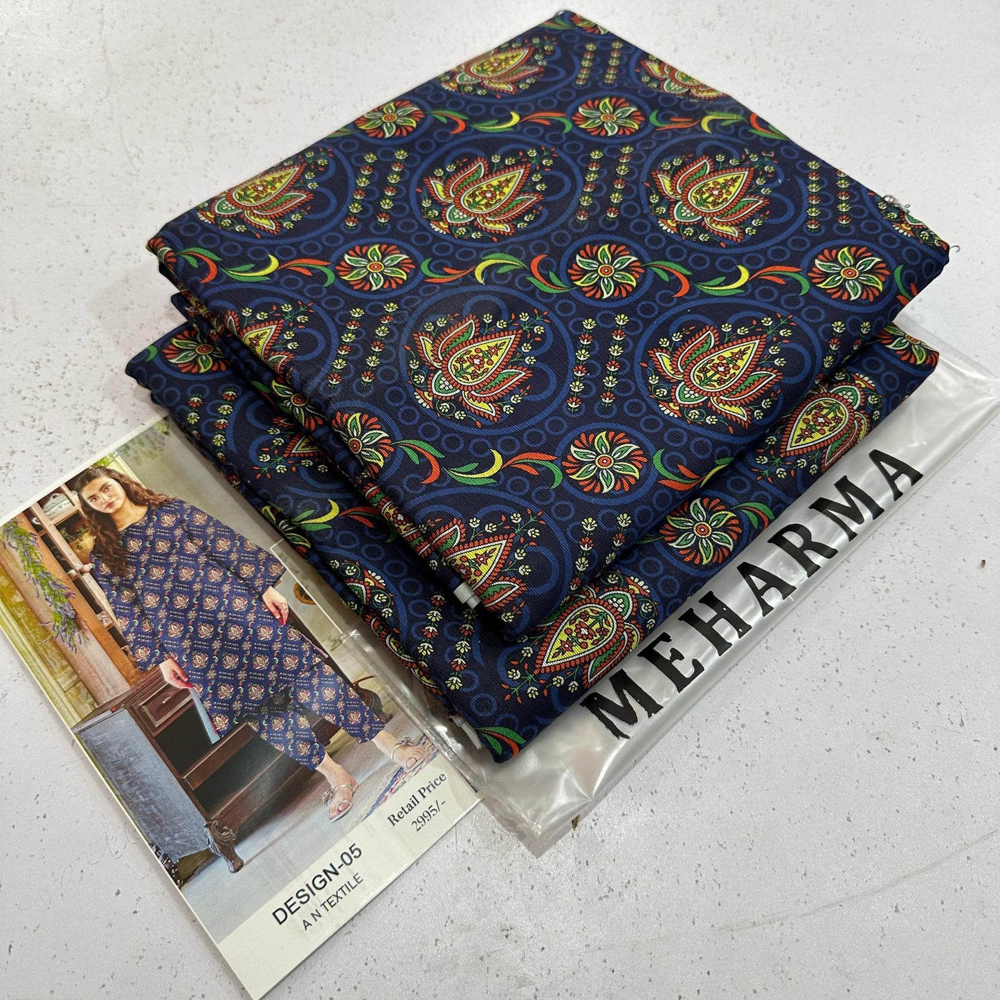 Luxury Branded Khaddar 2-Piece | Premium Winter Fabric