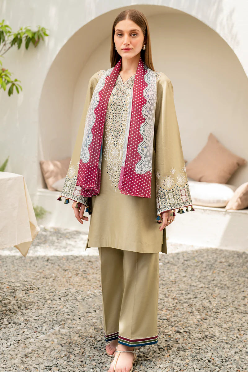 Sapphire brand Dhanak 3p with wool shawl
