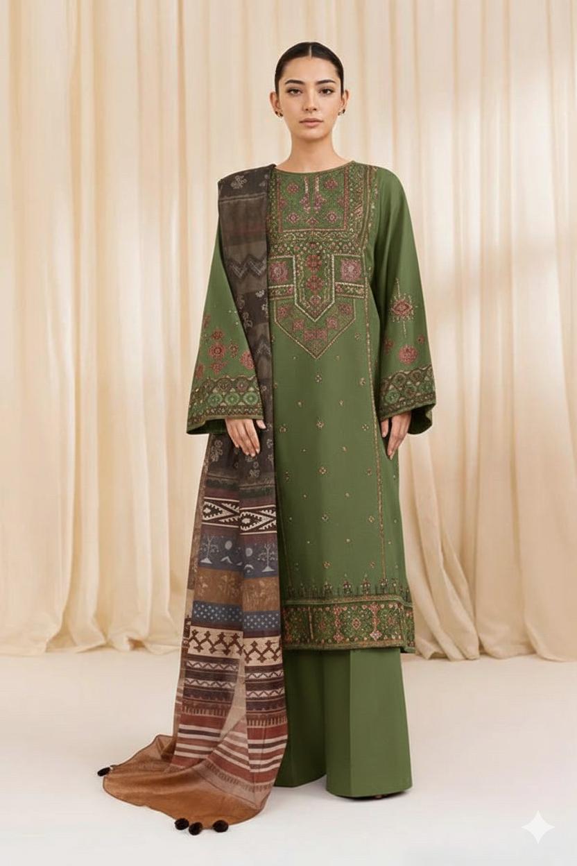 Kasyseria 3p Lawn Suit 2026