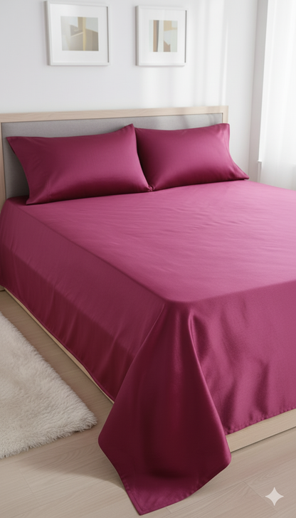 Luxury Malai velvet 3p bedsheet wedding collection