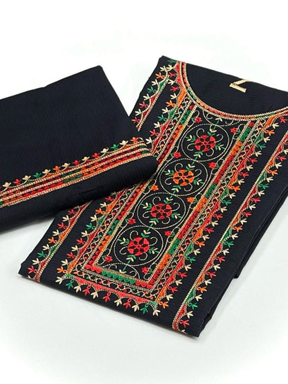 Winter 2p embroidered shirt and trouser