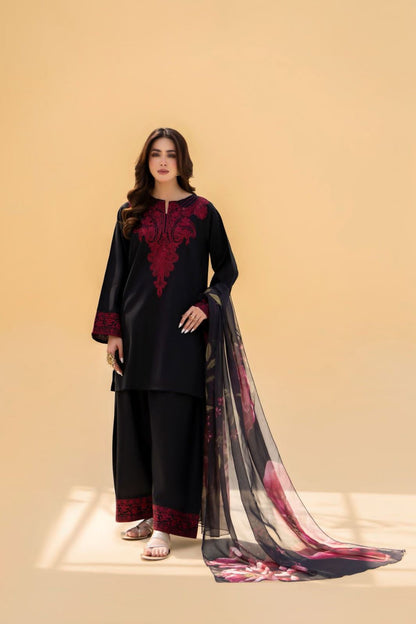 Jazmin Brand Dhanak 3p with wool shawl