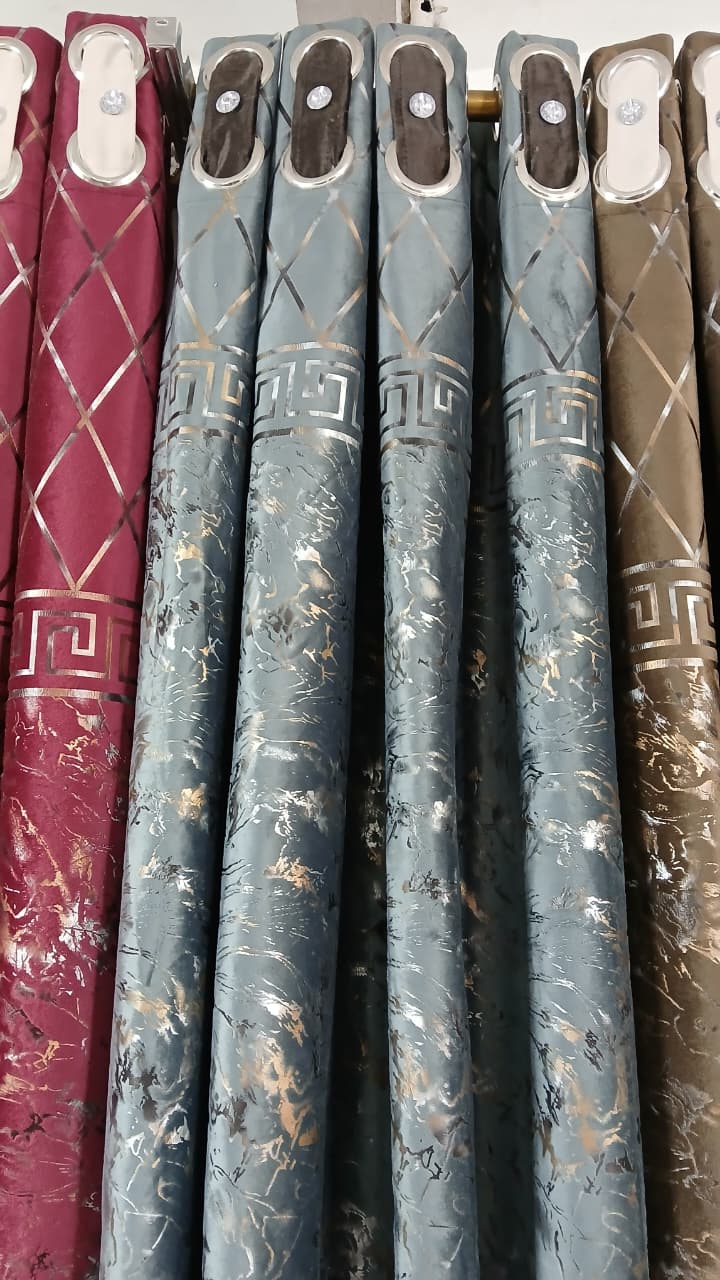 Imported Malai velvet texture curtain