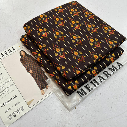 Luxury Branded Khaddar 2-Piece | Premium Winter Fabric