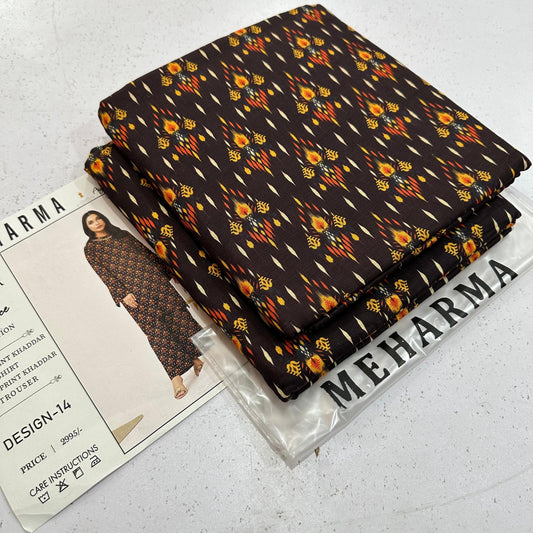 Luxury Branded Khaddar 2-Piece | Premium Winter Fabric