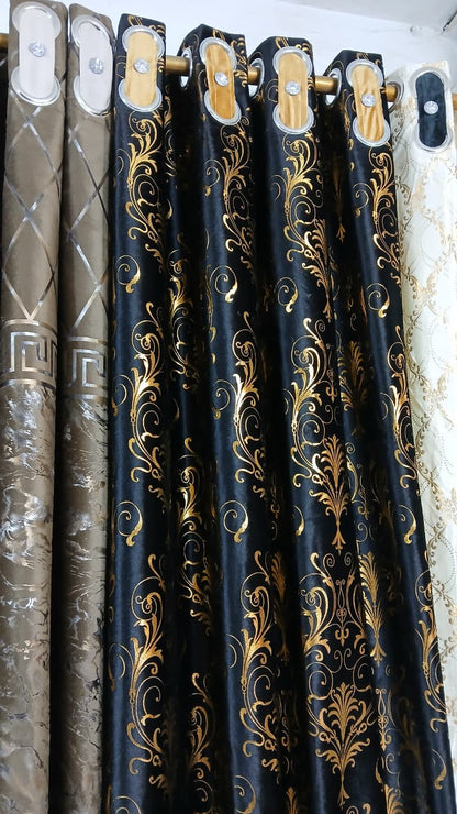 Imported Malai velvet texture curtain